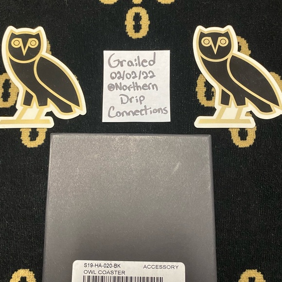 Black OVO Coaster Set - Picture 4 of 8